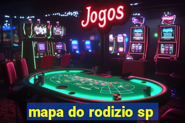 mapa do rodizio sp